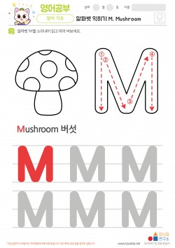 알파벳 익히기 M, Mushroom