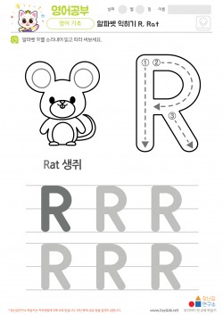 알파벳 익히기 R, Rat